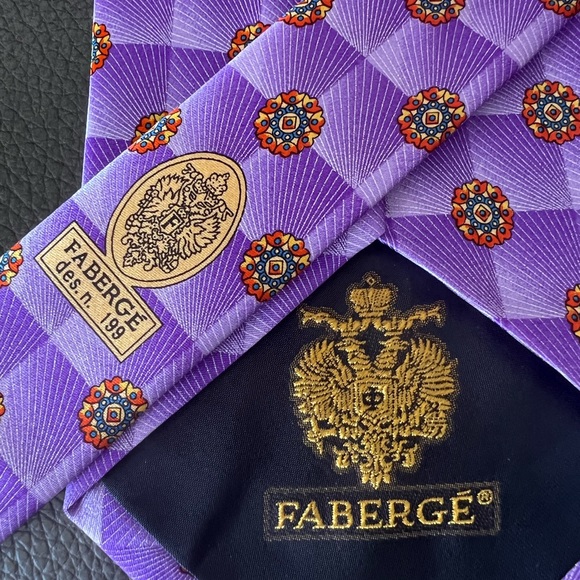 FABERGÉ SILK TIE - Picture 7 of 7